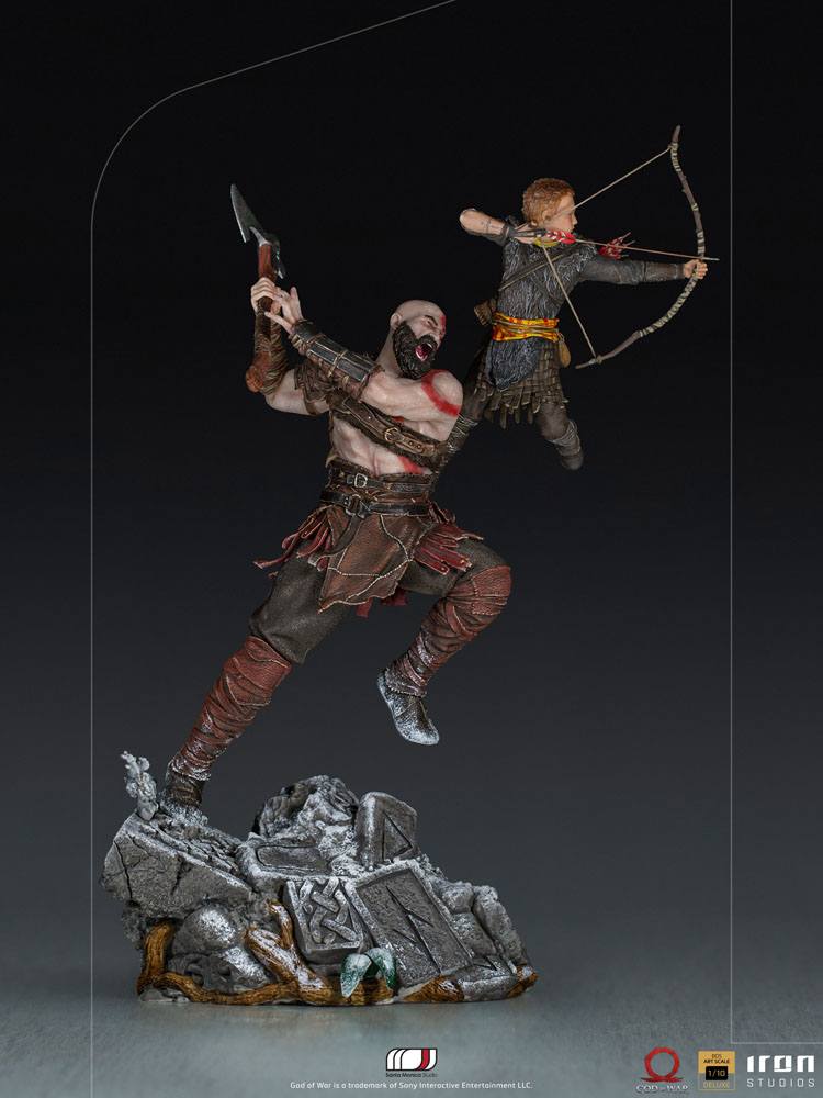 God of War: BDS Art Scale Statue 1/10 Kratos & Atreus 34 cm