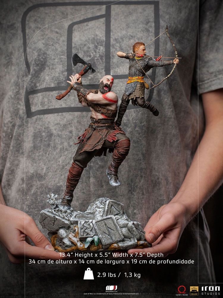 God of War: BDS Art Scale Statue 1/10 Kratos & Atreus 34 cm