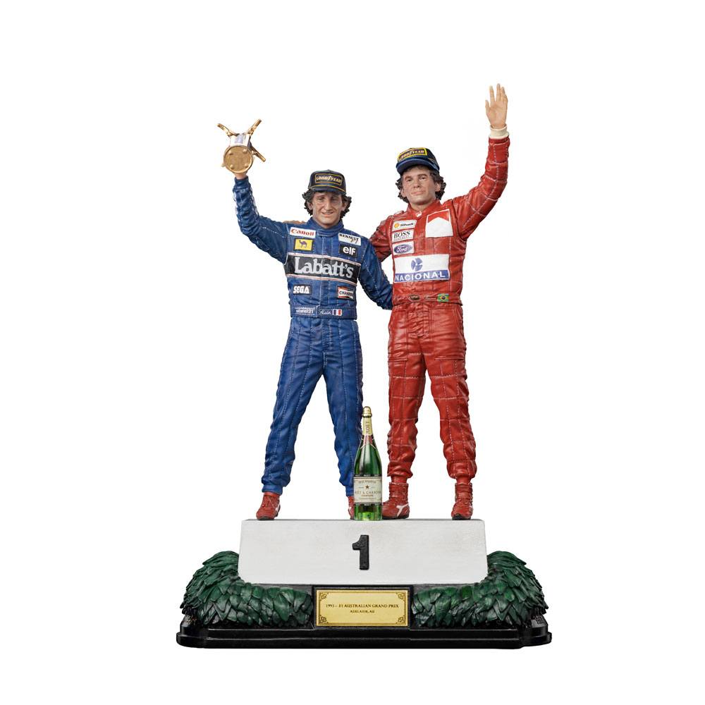 F1: Ayrton Senna Deluxe Art Scale Statue 1/10 Alain Prost & Ayrton Senna (The Last Podium 1993) 27 cm