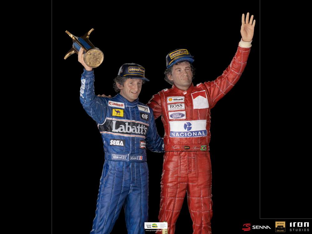 F1: Ayrton Senna Deluxe Art Scale Statue 1/10 Alain Prost & Ayrton Senna (The Last Podium 1993) 27 cm