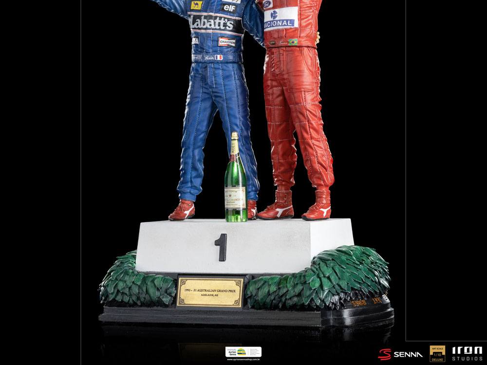 F1: Ayrton Senna Deluxe Art Scale Statue 1/10 Alain Prost & Ayrton Senna (The Last Podium 1993) 27 cm