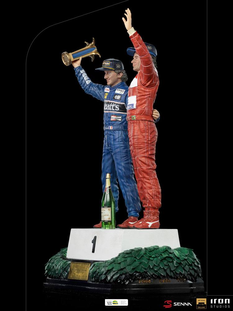 F1: Ayrton Senna Deluxe Art Scale Statue 1/10 Alain Prost & Ayrton Senna (The Last Podium 1993) 27 cm