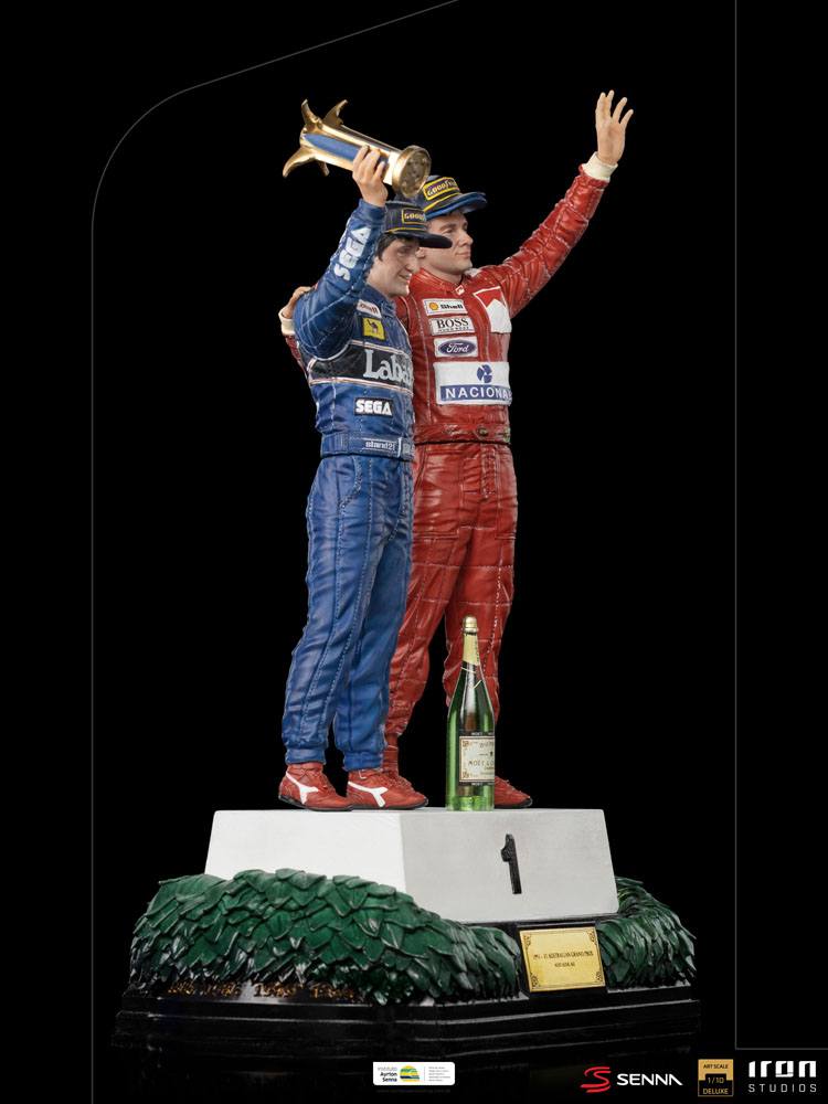 F1: Ayrton Senna Deluxe Art Scale Statue 1/10 Alain Prost & Ayrton Senna (The Last Podium 1993) 27 cm