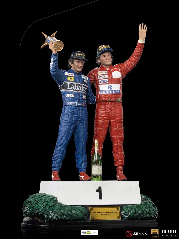 F1: Ayrton Senna Deluxe Art Scale Statue 1/10 Alain Prost & Ayrton Senna (The Last Podium 1993) 27 cm