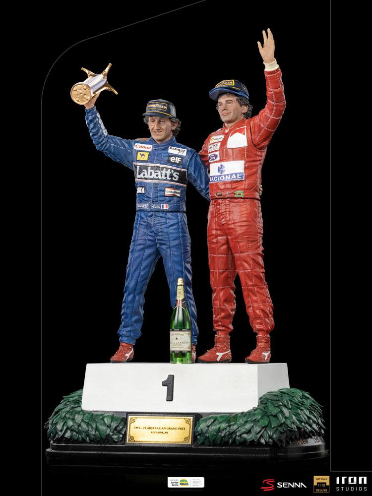 F1: Ayrton Senna Deluxe Art Scale Statue 1/10 Alain Prost & Ayrton Senna (The Last Podium 1993) 27 cm