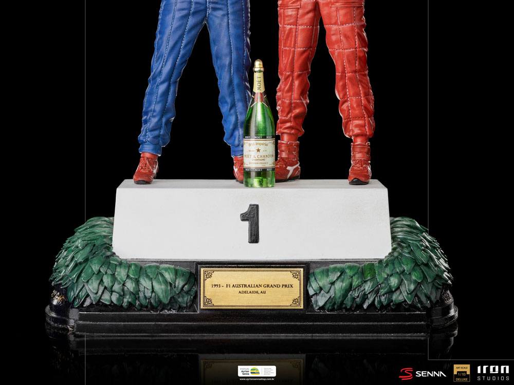 F1: Ayrton Senna Deluxe Art Scale Statue 1/10 Alain Prost & Ayrton Senna (The Last Podium 1993) 27 cm