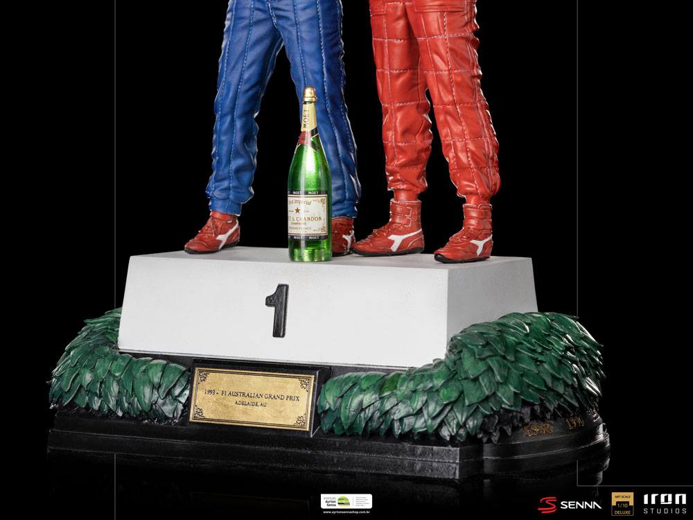 F1: Ayrton Senna Deluxe Art Scale Statue 1/10 Alain Prost & Ayrton Senna (The Last Podium 1993) 27 cm