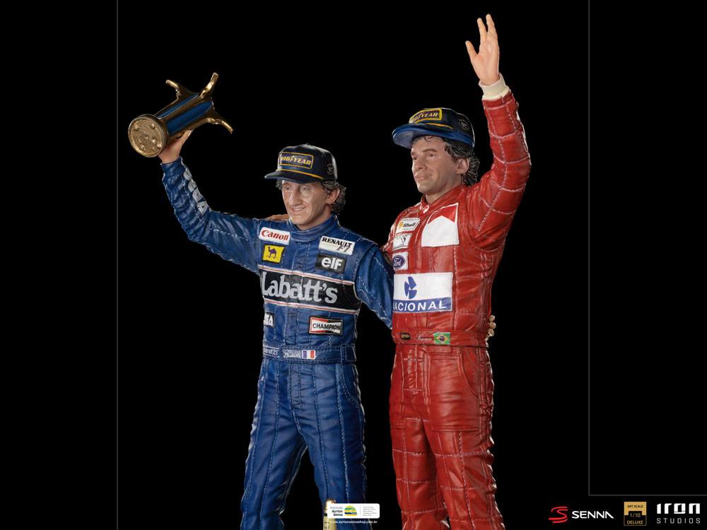 F1: Ayrton Senna Deluxe Art Scale Statue 1/10 Alain Prost & Ayrton Senna (The Last Podium 1993) 27 cm