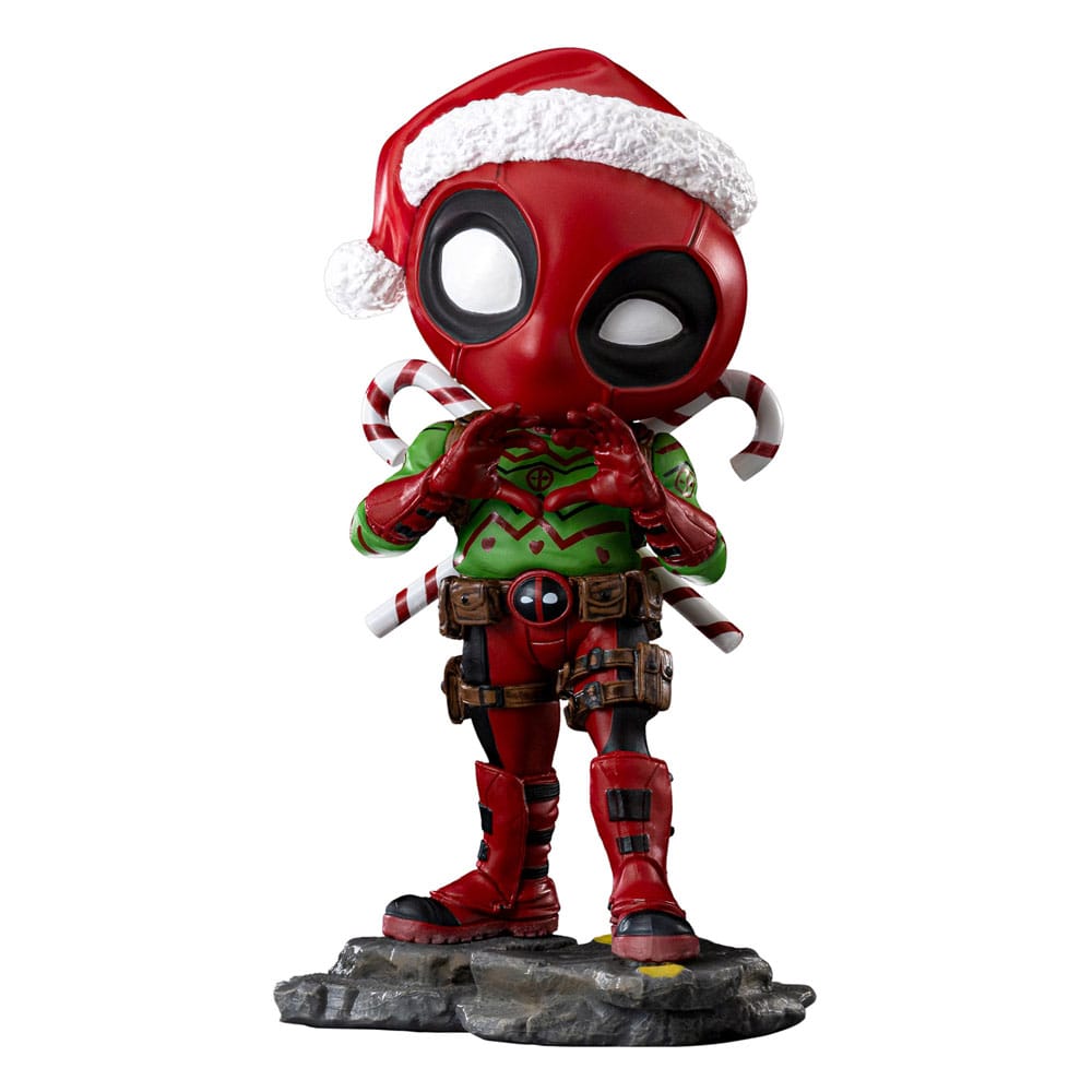 Marvel: X-Men Mini Co. PVC Figure Deadpool Christmas Version 15 cm