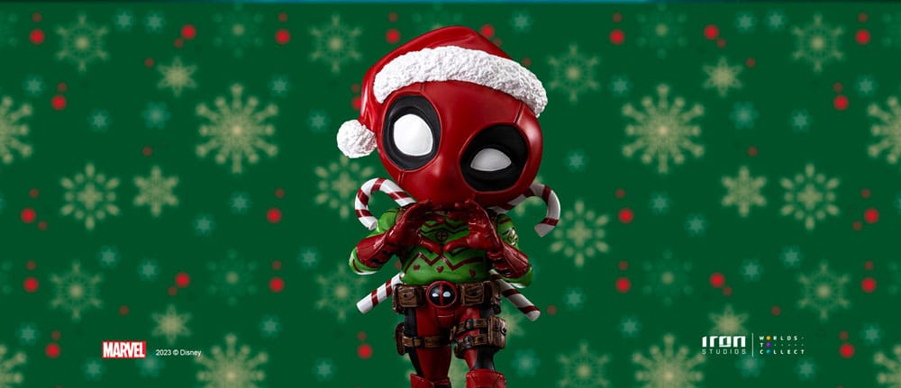 Marvel: X-Men Mini Co. PVC Figure Deadpool Christmas Version 15 cm