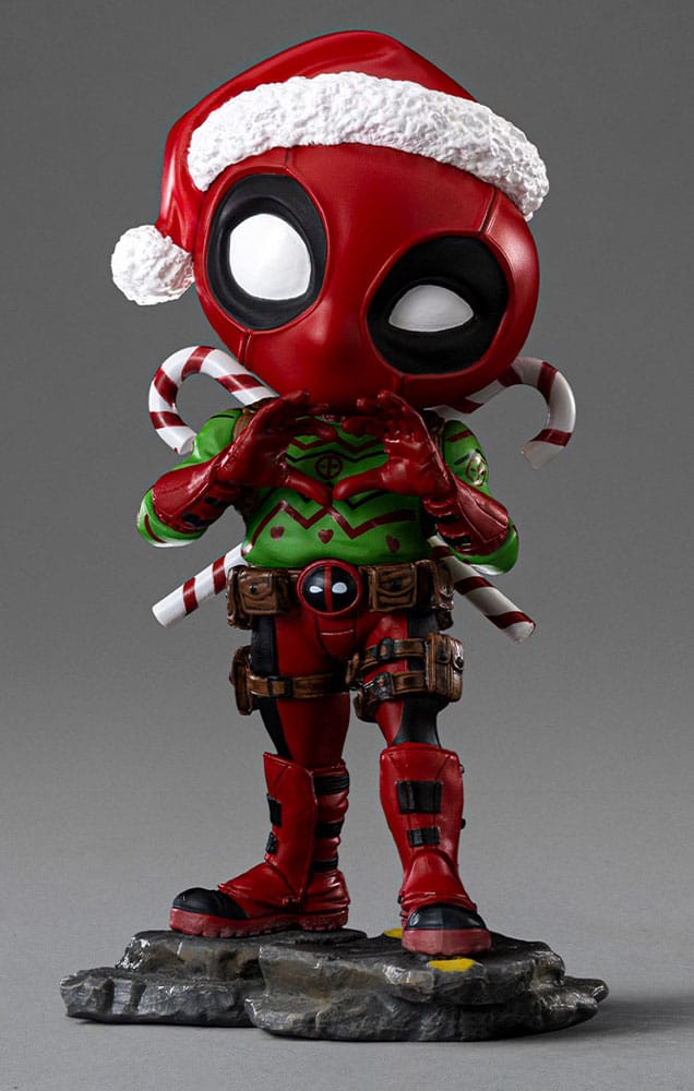 Marvel: X-Men Mini Co. PVC Figure Deadpool Christmas Version 15 cm