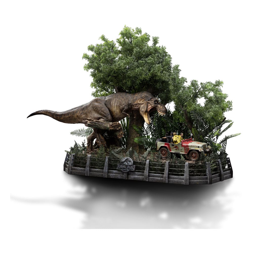 Jurassic Park: Demi Art Scale Statue 1/20 T-Rex Chase