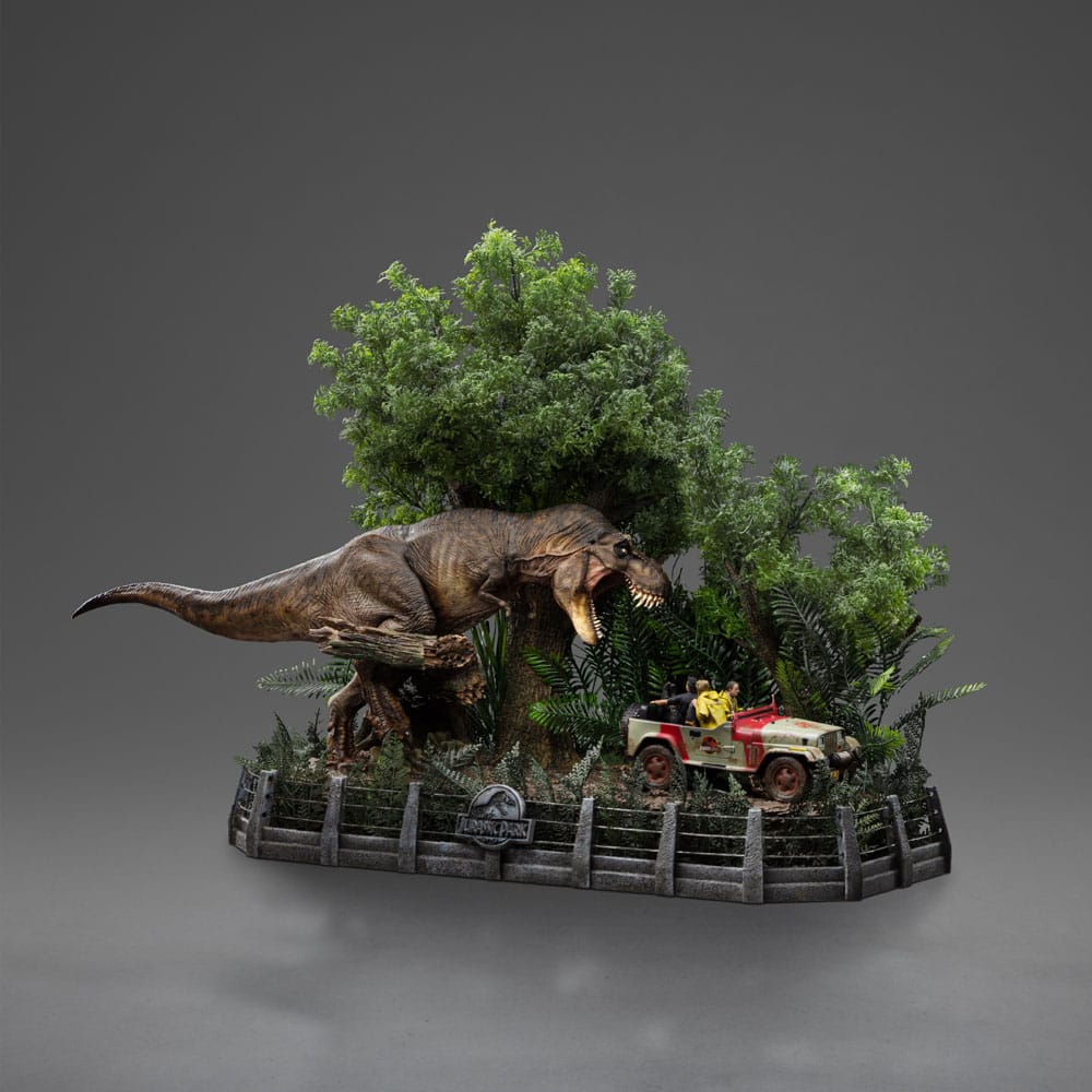 Jurassic Park: Demi Art Scale Statue 1/20 T-Rex Chase