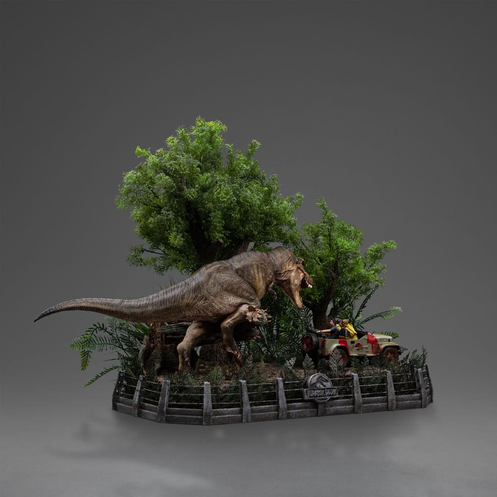 Jurassic Park: Demi Art Scale Statue 1/20 T-Rex Chase