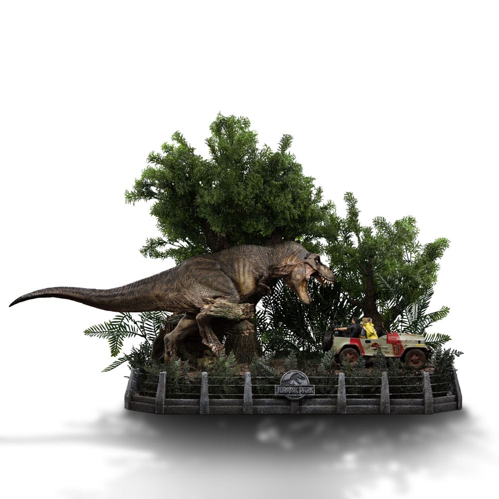 Jurassic Park: Demi Art Scale Statue 1/20 T-Rex Chase