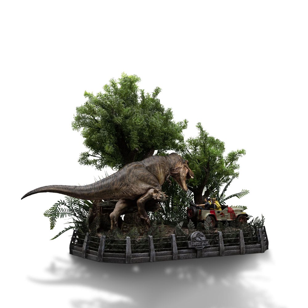 Jurassic Park: Demi Art Scale Statue 1/20 T-Rex Chase