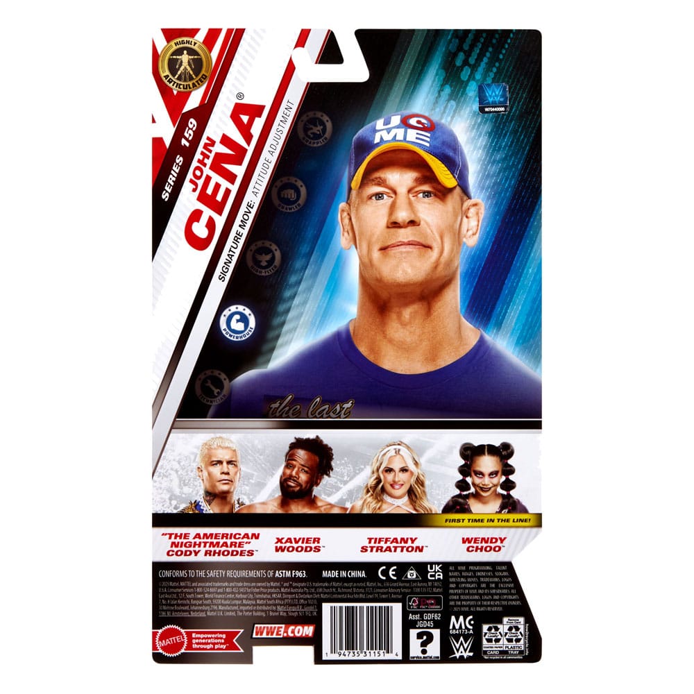 WWE Main Event Series Action Figure John Cena 15 cm