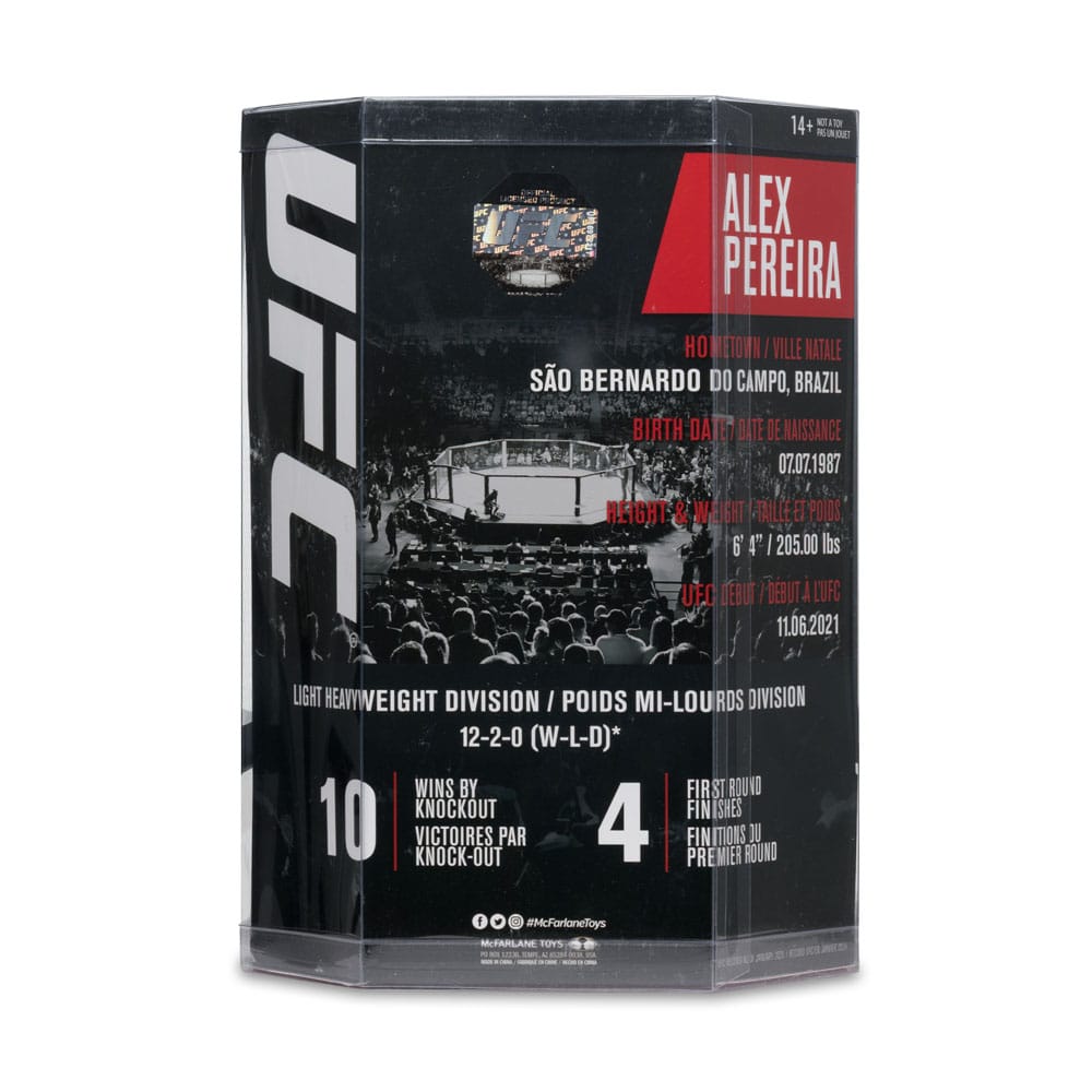 UFC: Posed PVC Statue Alex Pereira 18 cm
