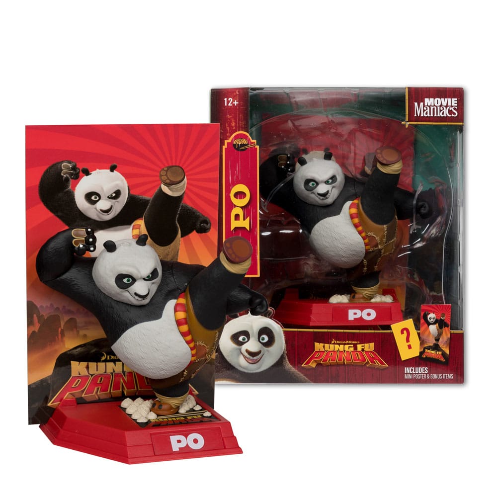 Kung Fu Panda: Movie Maniacs PVC Statue Po 17 cm