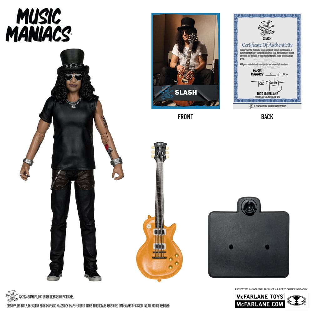 Music Maniacs Rock Action Figure Slash Guns N' Roses 15 cm