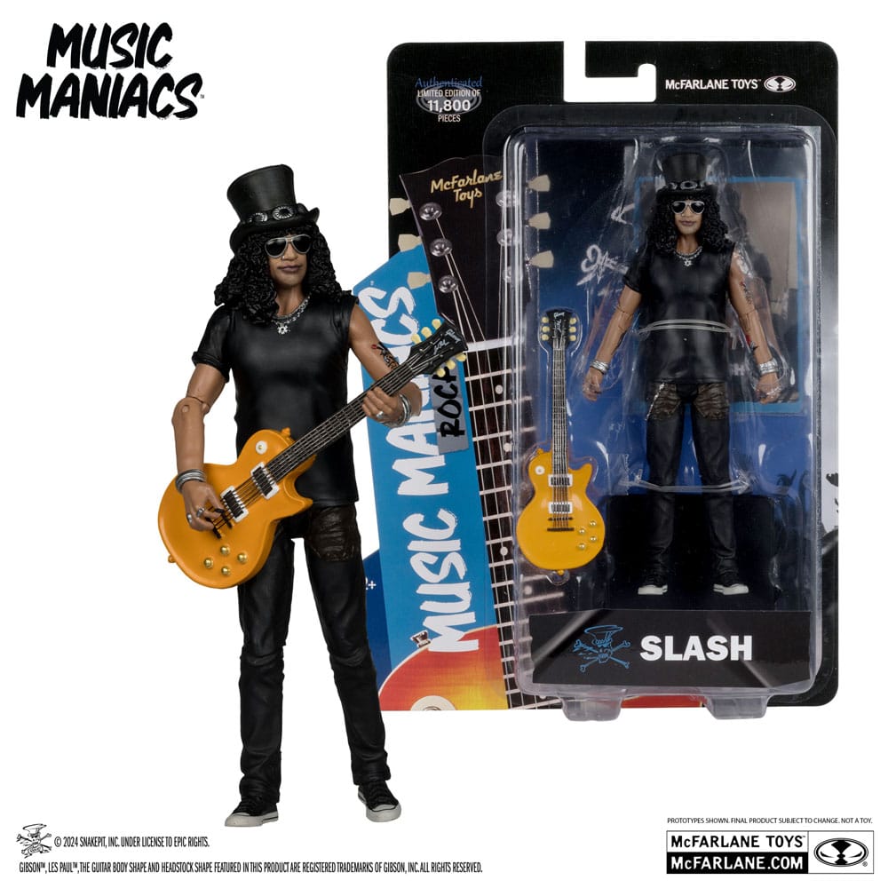 Music Maniacs Rock Action Figure Slash Guns N' Roses 15 cm