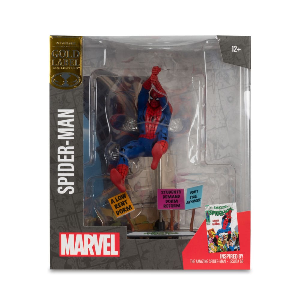 Marvel: Collection PVC Statue 1/10 Spider-Man (The Amazing Spider-Man #68) (Gold Label) 15 cm