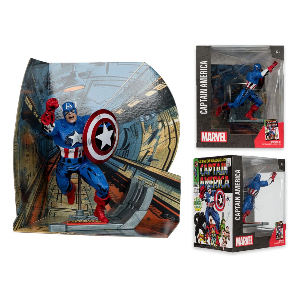 Marvel: Collection PVC Statue 1/10 Captain America (Captain America #100) 12 cm