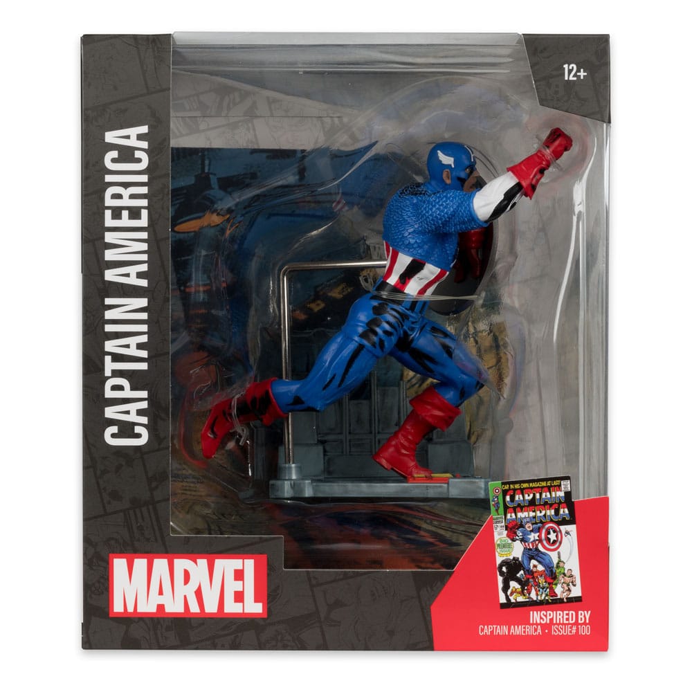 Marvel: Collection PVC Statue 1/10 Captain America (Captain America #100) 12 cm