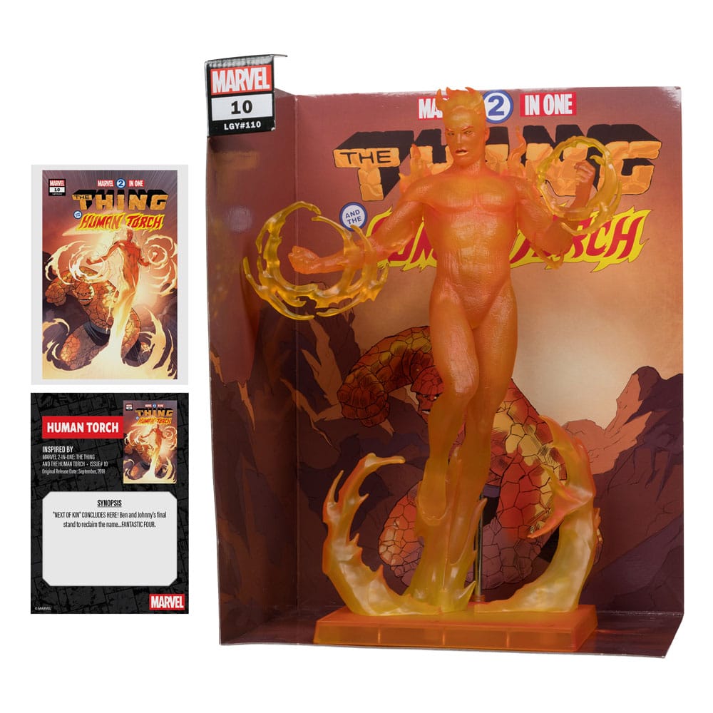 Marvel Collection PVC Statue 1/6 Human Torch (Marvel 2 in 1 #10) 29 cm