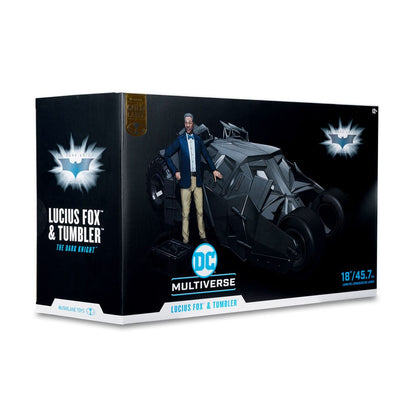 DC Comics: Vehicle Tumbler with Lucuis Fox (Batman The Dark Knight) (Gold Label) 46 cm