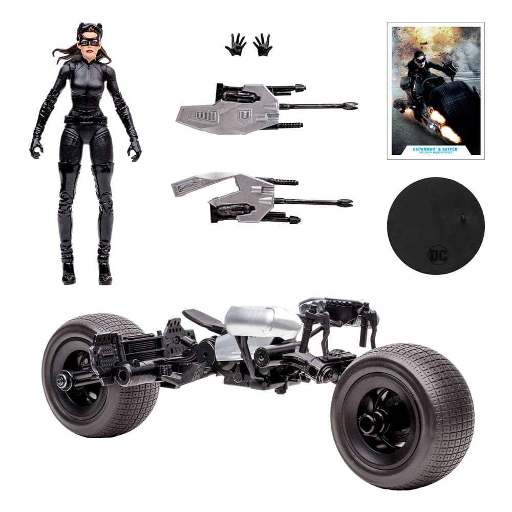 DC Comics: Vehicle Batpod with Catwoman (Batman The Dark Knight Rises) 36 cm