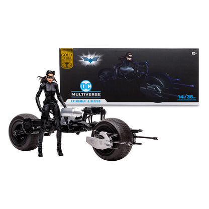 DC Comics: Vehicle Batpod with Catwoman (Batman The Dark Knight Rises) 36 cm