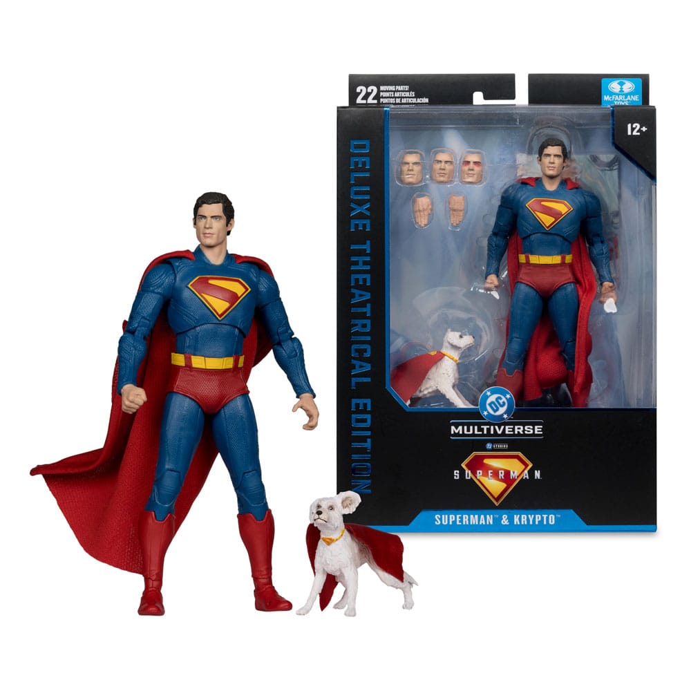 DC Comics: Superman with Krypto Action Figure Deluxe McFarlane Toys 18 cm (2025)