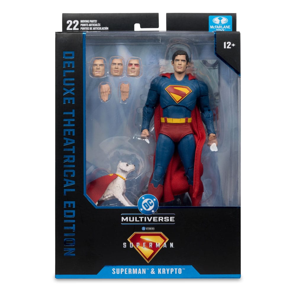 DC Comics: Superman with Krypto Action Figure Deluxe McFarlane Toys 18 cm (2025)