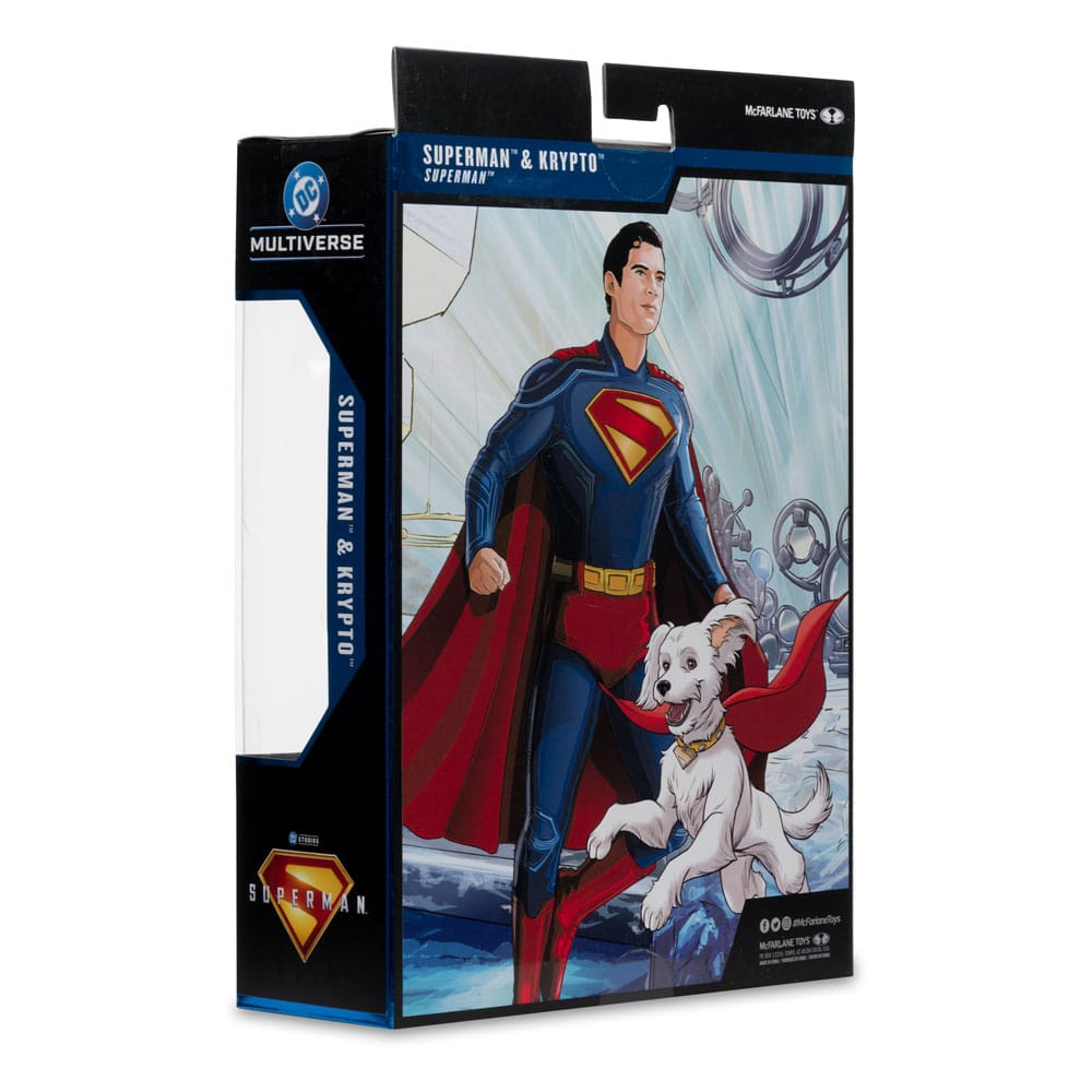 DC Comics: Superman with Krypto Action Figure Deluxe McFarlane Toys 18 cm (2025)