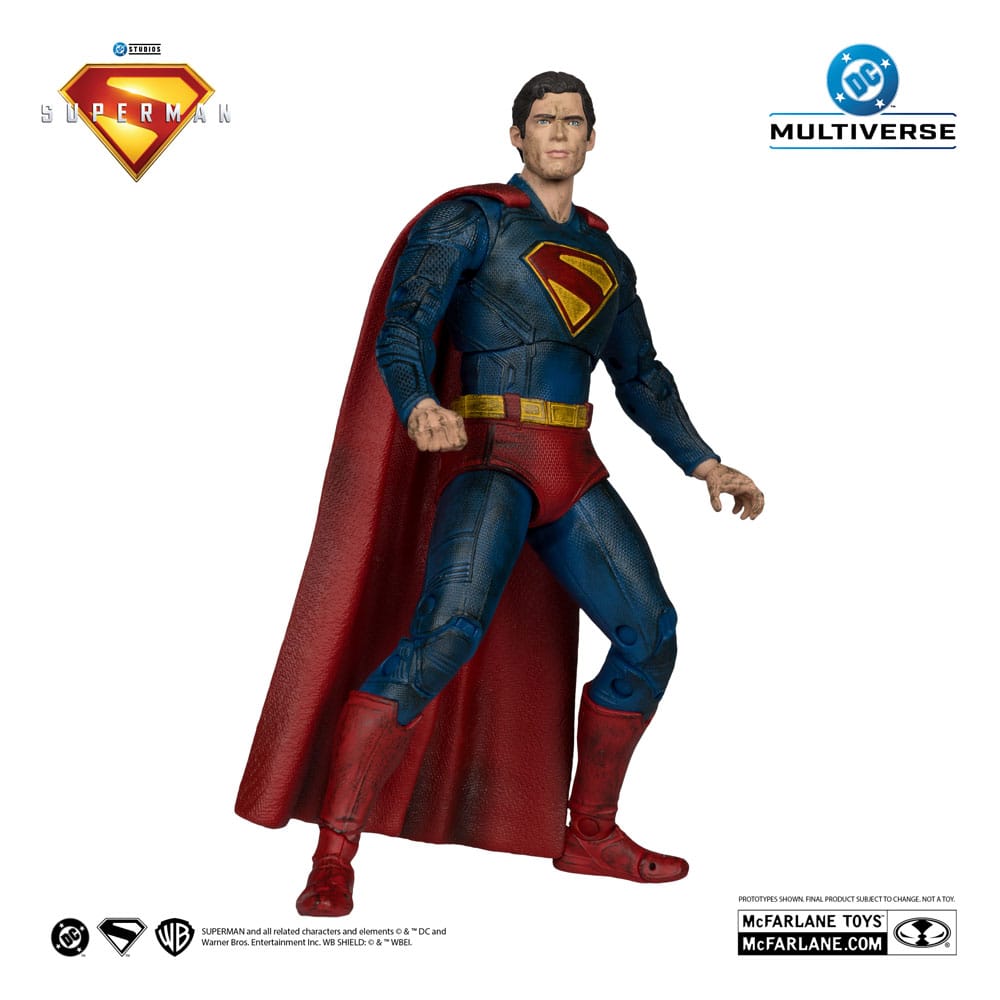 DC Comics: Superman 2025 Action Figure Battle Damaged Gold Label Exclusive