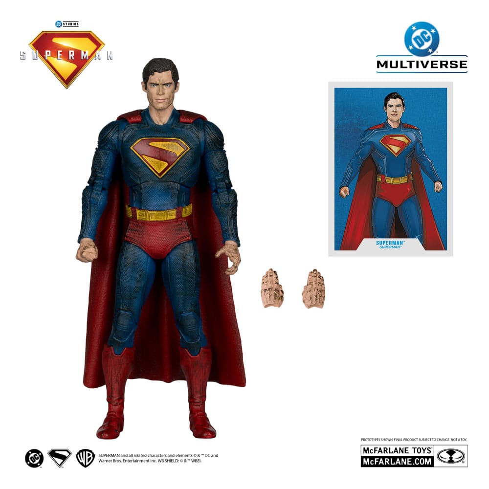 DC Comics: Superman 2025 Action Figure Battle Damaged Gold Label Exclusive