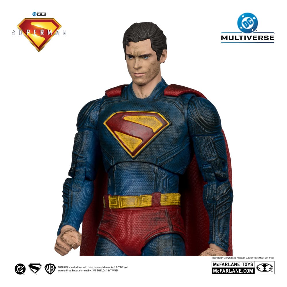 DC Comics: Superman 2025 Action Figure Battle Damaged Gold Label Exclusive