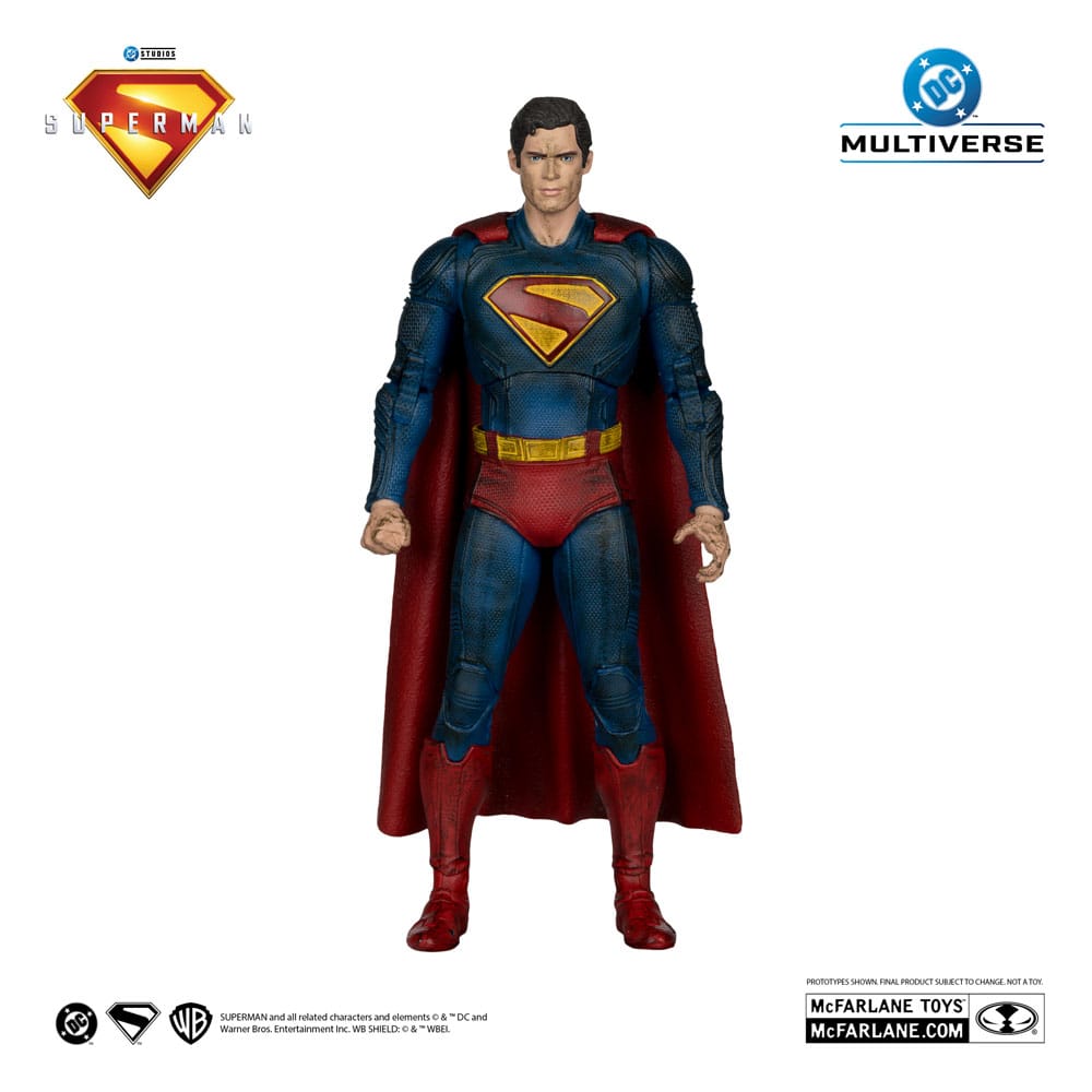 DC Comics: Superman 2025 Action Figure Battle Damaged Gold Label Exclusive