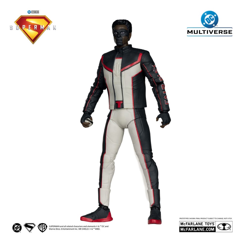 DC Comics: Superman 2025 Deluxe Theatrical Edition Action Figure Mr. Terrific Red Platinum Edition