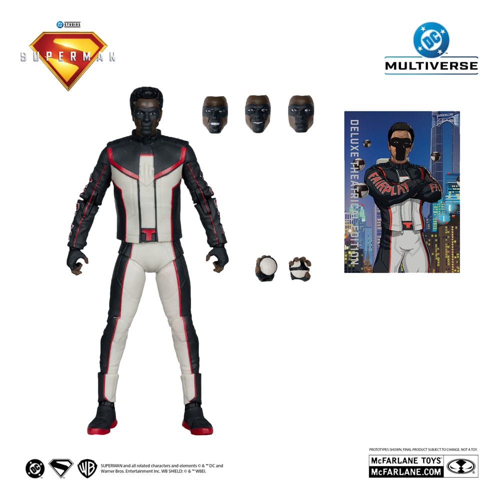 DC Comics: Superman 2025 Deluxe Theatrical Edition Action Figure Mr. Terrific Red Platinum Edition