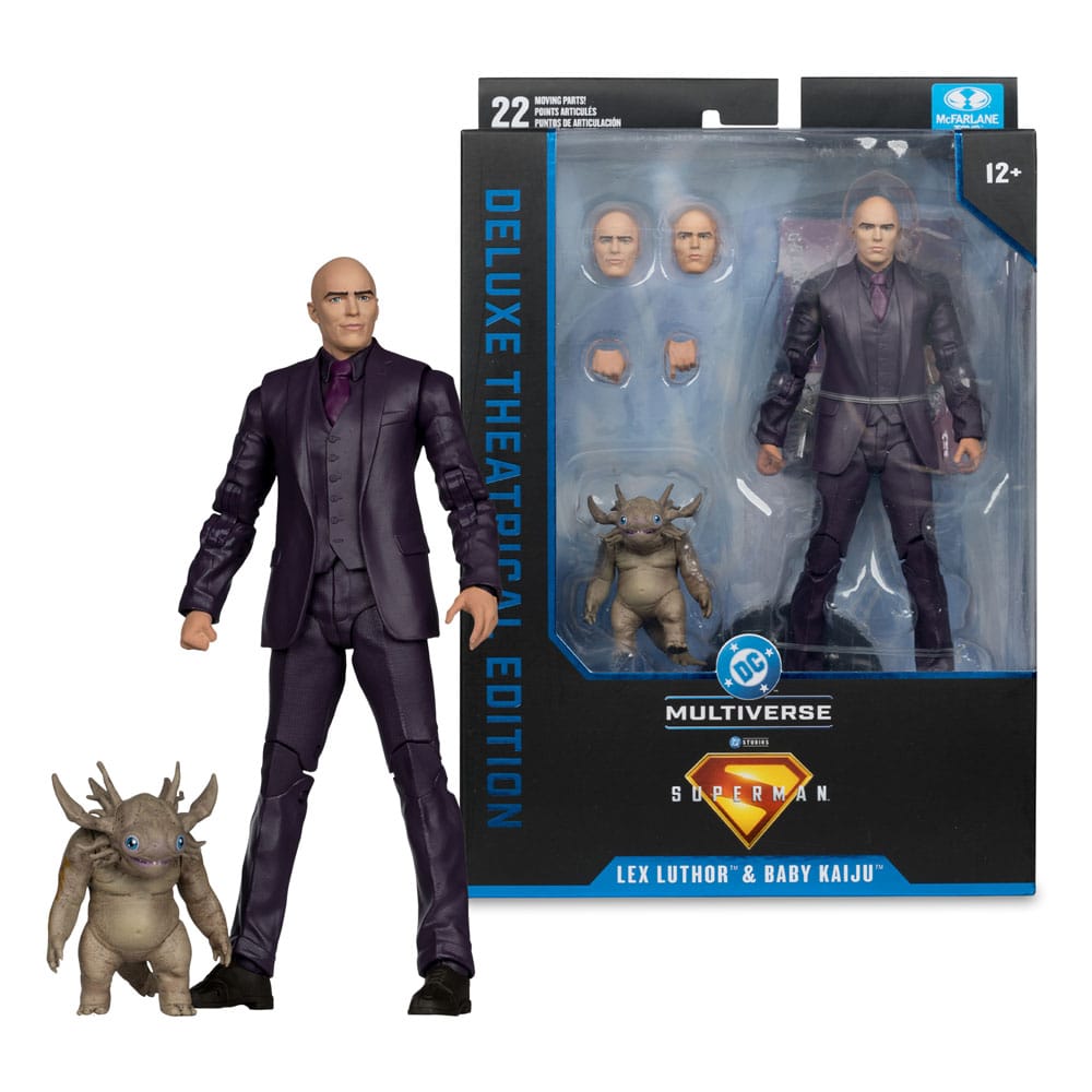 DC Comics Superman (2025) Deluxe Action Figure Lex Luthor with Baby Kaiju