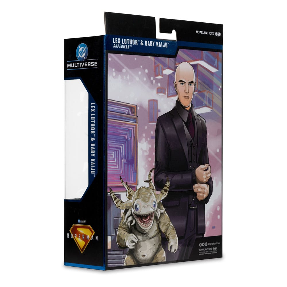 DC Comics Superman (2025) Deluxe Action Figure Lex Luthor with Baby Kaiju