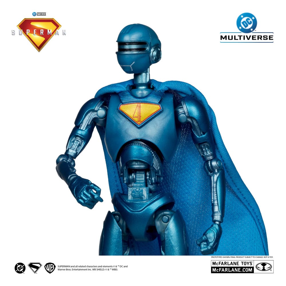 DC Comics: Superman 2025 Deluxe Action Figure Superman Robot Red Platinum