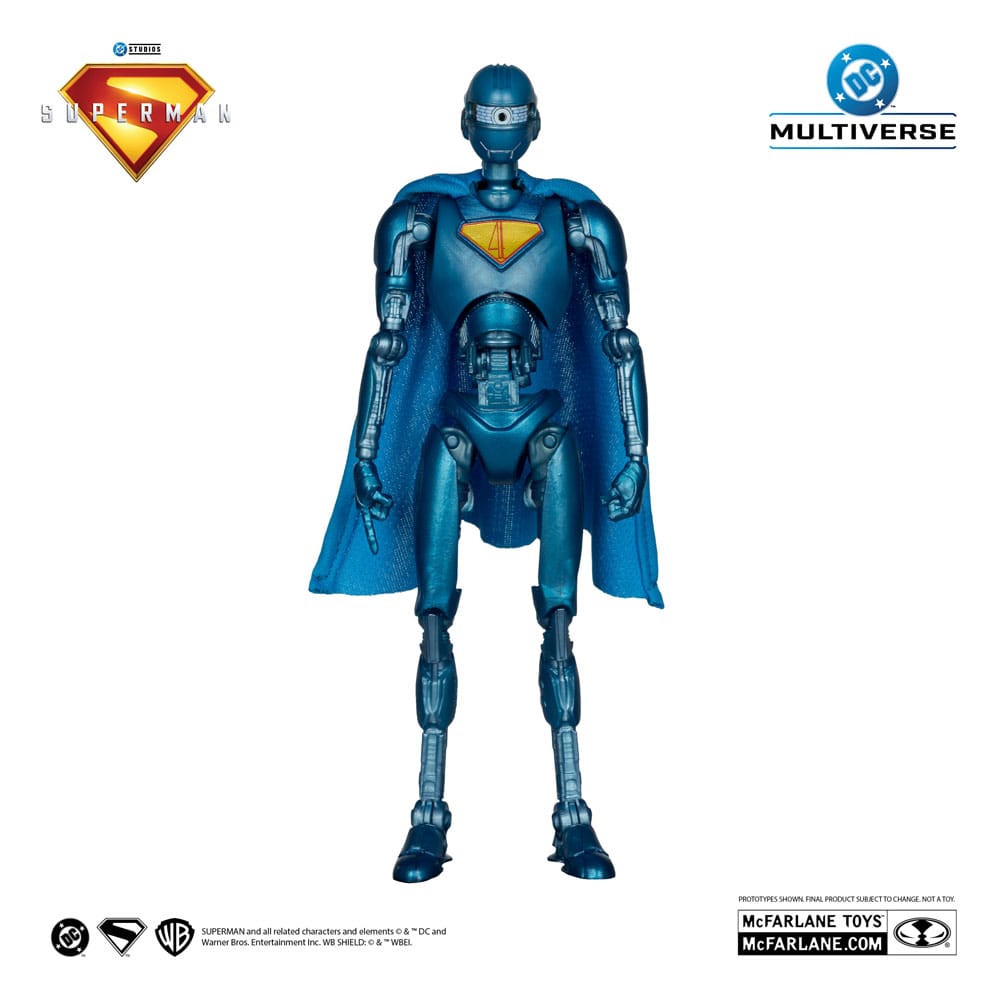 DC Comics: Superman 2025 Deluxe Action Figure Superman Robot Red Platinum