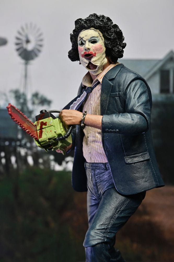 Texas Chainsaw Massacre Action Figure Ultimate Pretty Woman Leatherface 50th Anniversary 18 cm
