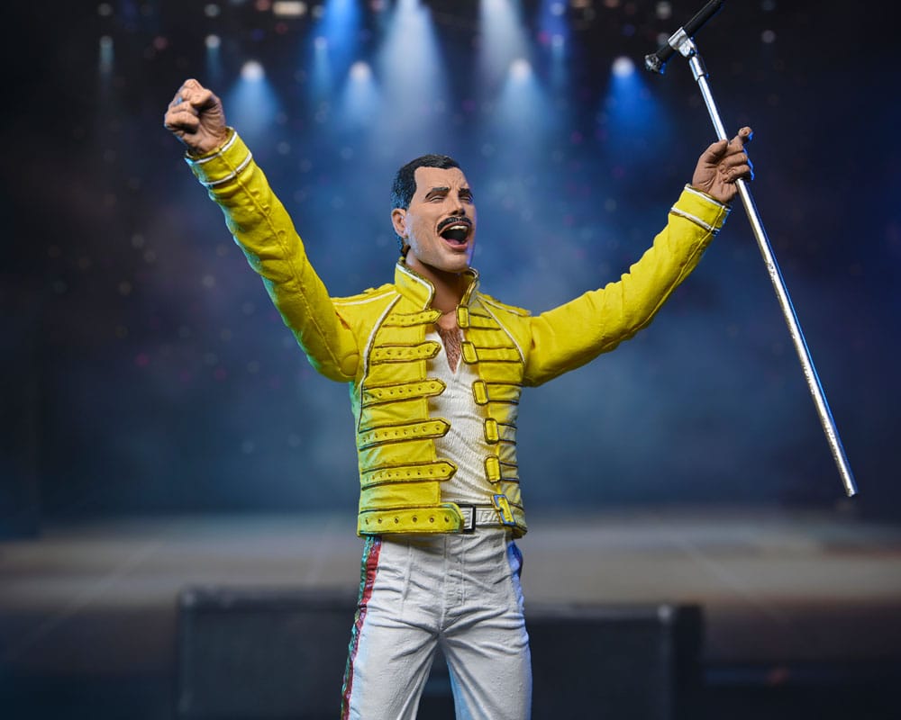 Freddie Mercury: Action Figure Freddie Mercury (Yellow Jacket) 18 cm