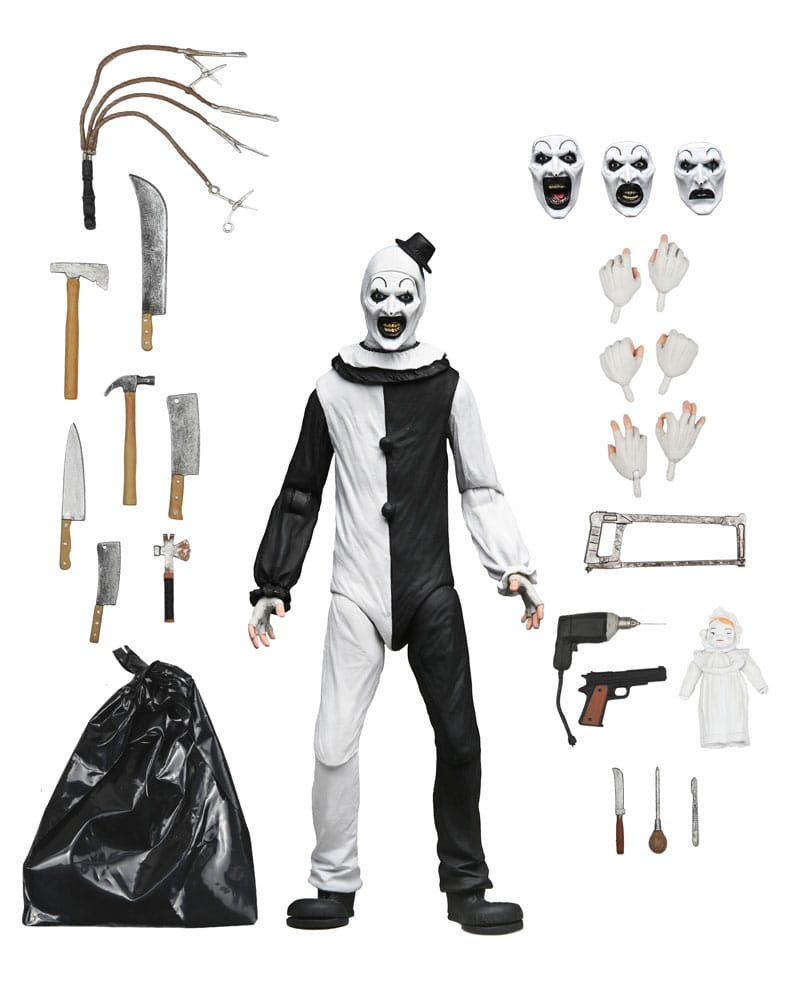 Terrifier Action Figure Ultimate Art the Clown 17 cm