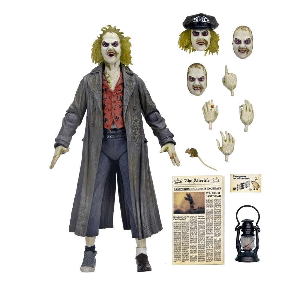 Beetlejuice: 1988 Ultimate Action Figure Beetlejuice: Tour Guide The Bio-Exorcist 18 cm