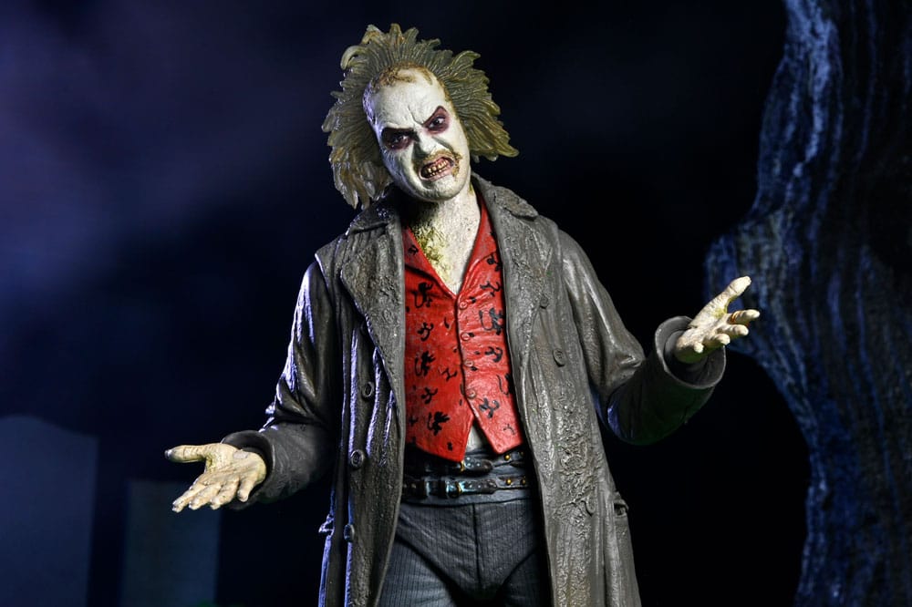 Beetlejuice: 1988 Ultimate Action Figure Beetlejuice: Tour Guide The Bio-Exorcist 18 cm